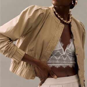 Marrakech Linden Poplin Bomber Jacket